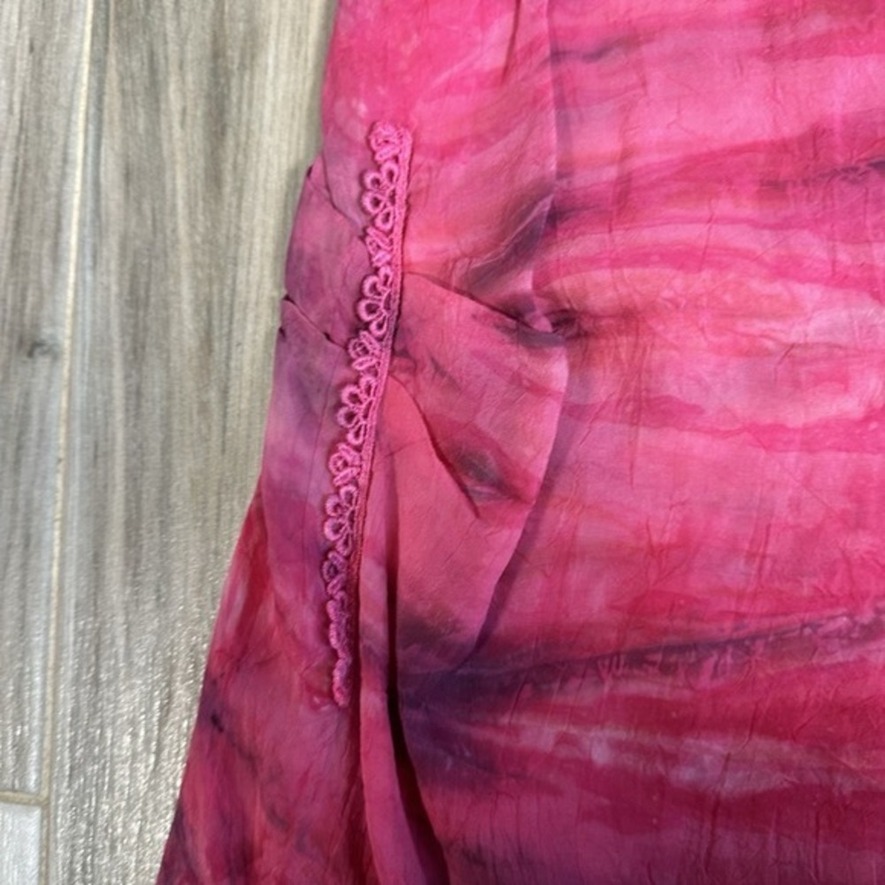 Johnny Was 4 love and liberty Raglan Knit Top L Art to wear Spring Beach Boho - Picture 5 of 7